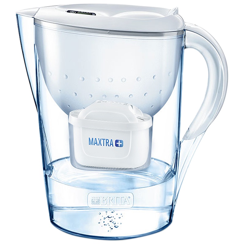 碧然德(BRITA)过滤净水器 家用滤水壶 净水壶 海洋系列3.5L白色一壶1芯装