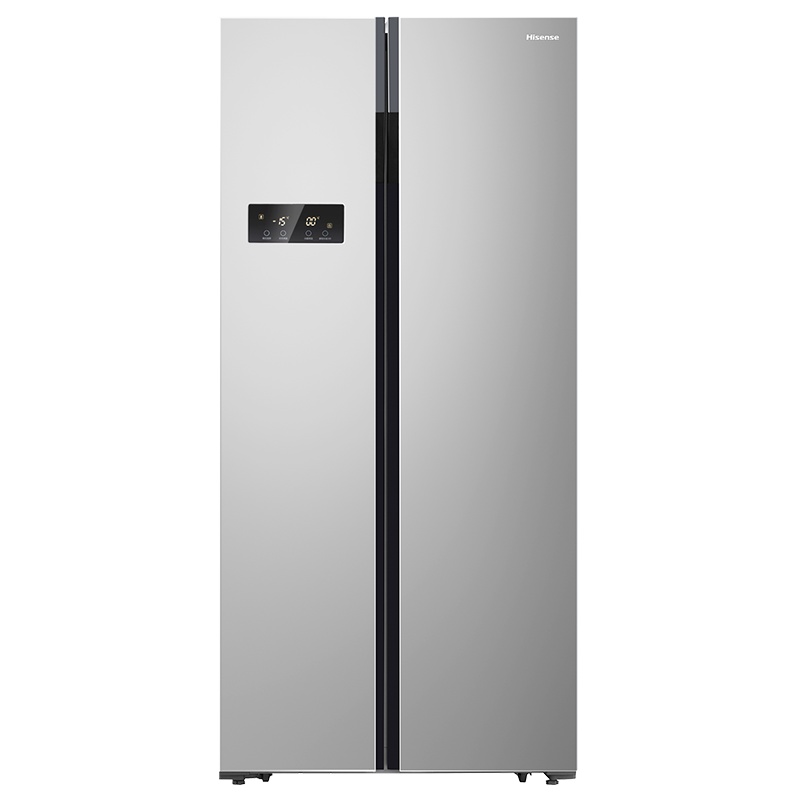 海信(Hisense)453升 国民对开门冰箱 风冷无霜 纤薄机身 节能低噪 家用(冰川银)BCD-453WFK1DQ