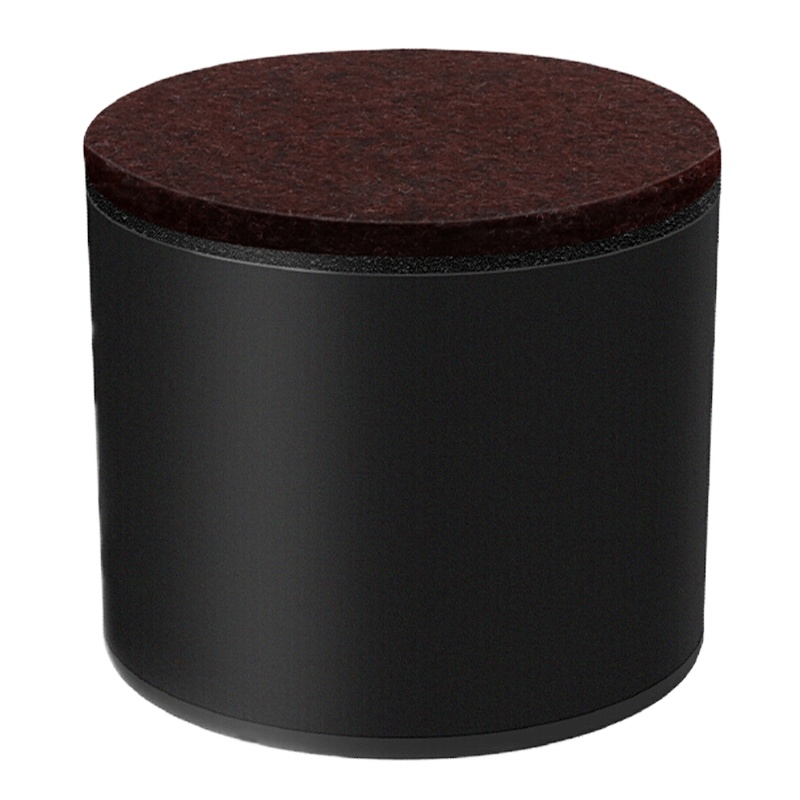 桌腿高碳钢家具餐桌椅脚垫桌子高脚垫高增高耐磨茶几垫自粘沙发床脚垫地板保护垫 棕色-圆形-4个装