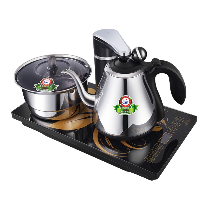 新功(SEKO) F90 全自动上水电热水壶家用烧水壶嵌入式电茶炉功夫茶具304不锈钢煮茶器