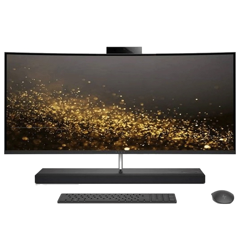 惠普（HP）34英寸曲面一体机电脑 超宽2K屏 高清游戏台式一体机（i7-8700T GTX1050 4GB独显 2TB+256GB SSD 三年上门）