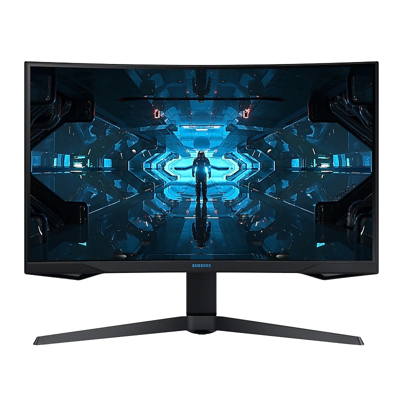三星(SAMSUNG) C27G75TQSC 27寸2K 1000R曲面240Hz 1MS升降旋转支架G-Sync游戏电竞液晶显示器