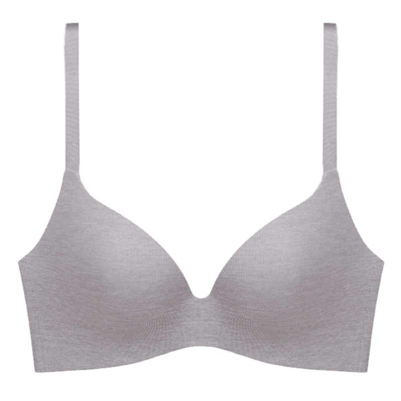 万莎 日系内衣女学生薄款高中无痕无钢圈运动显胸小少女文胸