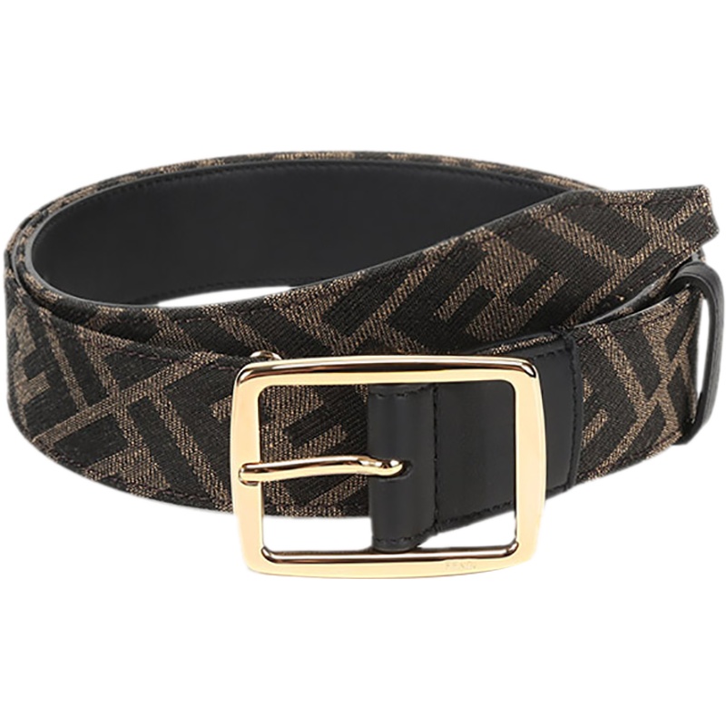 FENDI 男士 织物针扣式腰带 7C0434 AD23