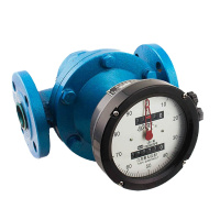 椭圆齿轮流量计柴油重油计量表机械型高精度液体体积表容积式油表