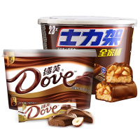 德芙巧克力士力架碗装组合过年年货零食送礼
