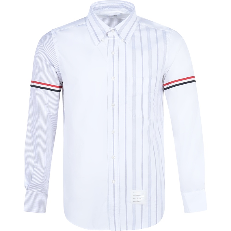 THOM BROWNE 汤姆·布朗 男士 棉质长袖衬衫 MWL301F 03113