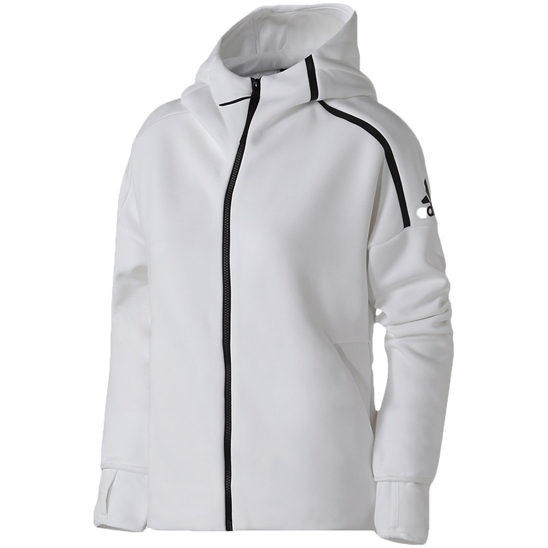 【自营】adidas阿迪达斯女子夹克外套ZNE休闲运动服DN8508 L DN8508白色