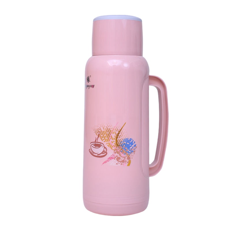 暖壶家用老式热水瓶暖水瓶烘焙精灵暖水壶学生宿舍保温水瓶玻璃内胆 2升粉色 外壳(没有内胆)