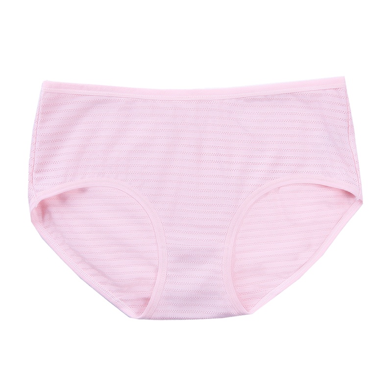 都市丽人4条装萌趣小清新花纹干爽透气中低腰舒适纯色组合性感蕾丝内裤女1K0A01