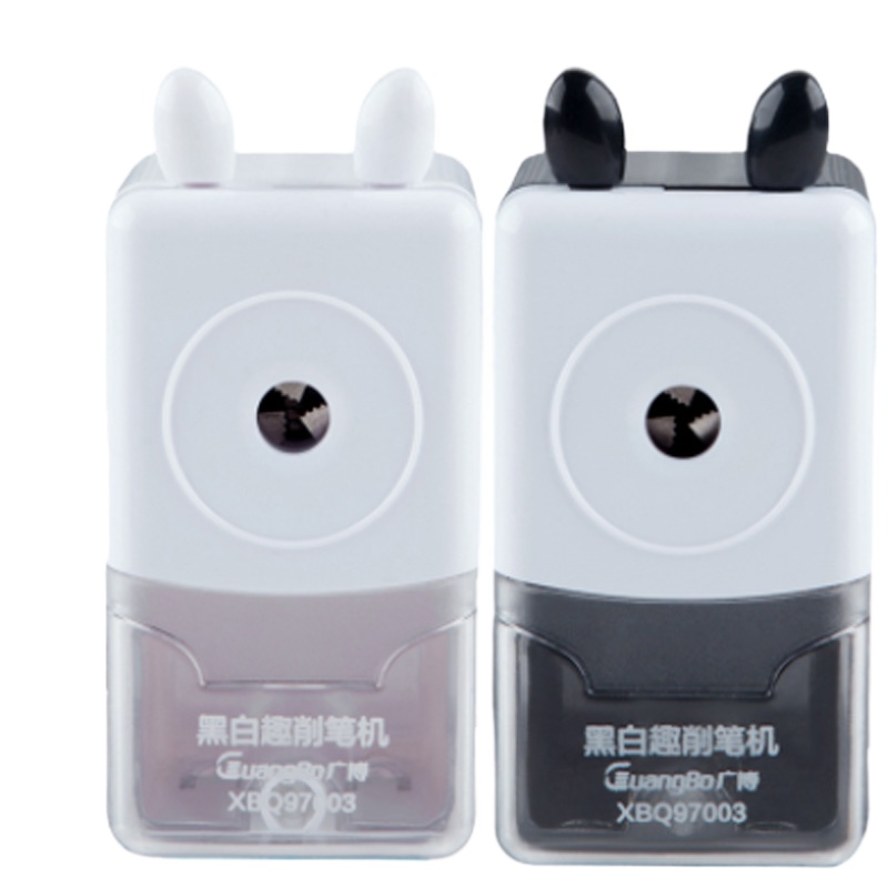 广博XBQ97003卡通削笔机 1个 手动 铅笔刀削笔器卷笔刀 颜色随机