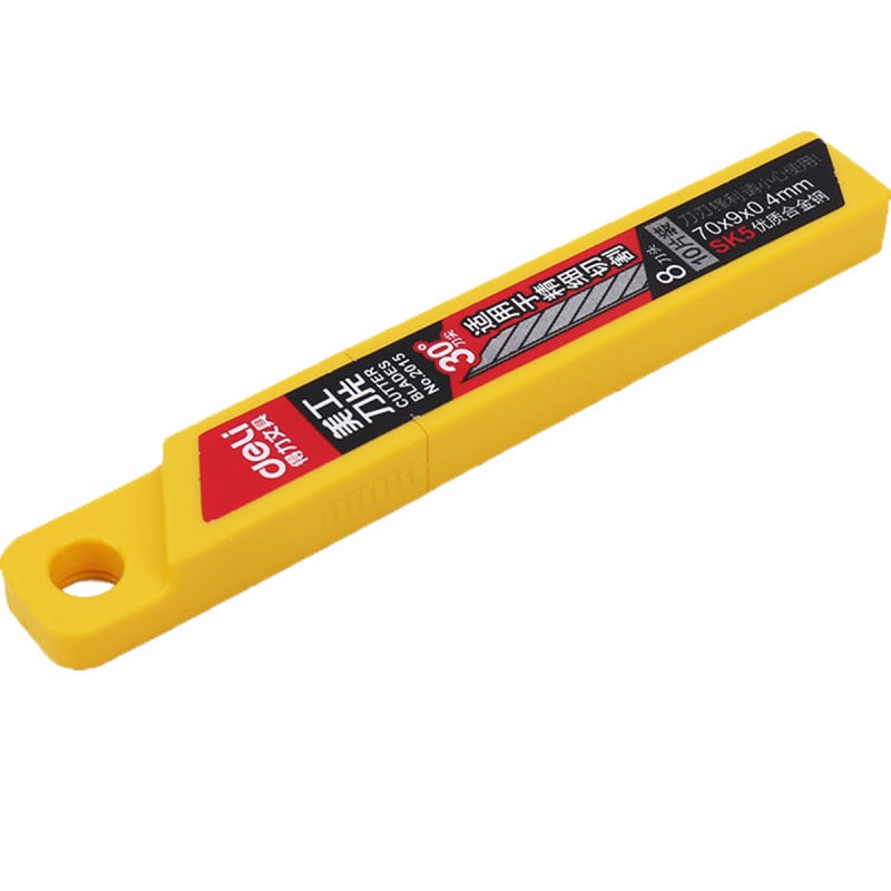 得力(deli) 2015/2016/2017 美工刀片10片/盒 单盒装