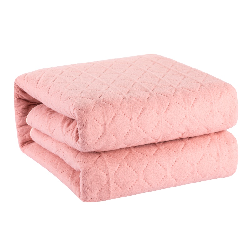 美菱电热毯双人高温保护智能定时电褥子家用加大款安全除螨无辐射MDR-A819J电热毯(压花驼红双控200*180)