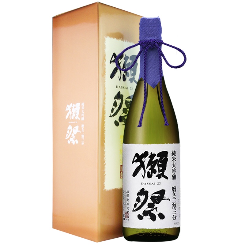 獭祭23日本原装进口清酒 二割三分纯米大吟酿 1.8L