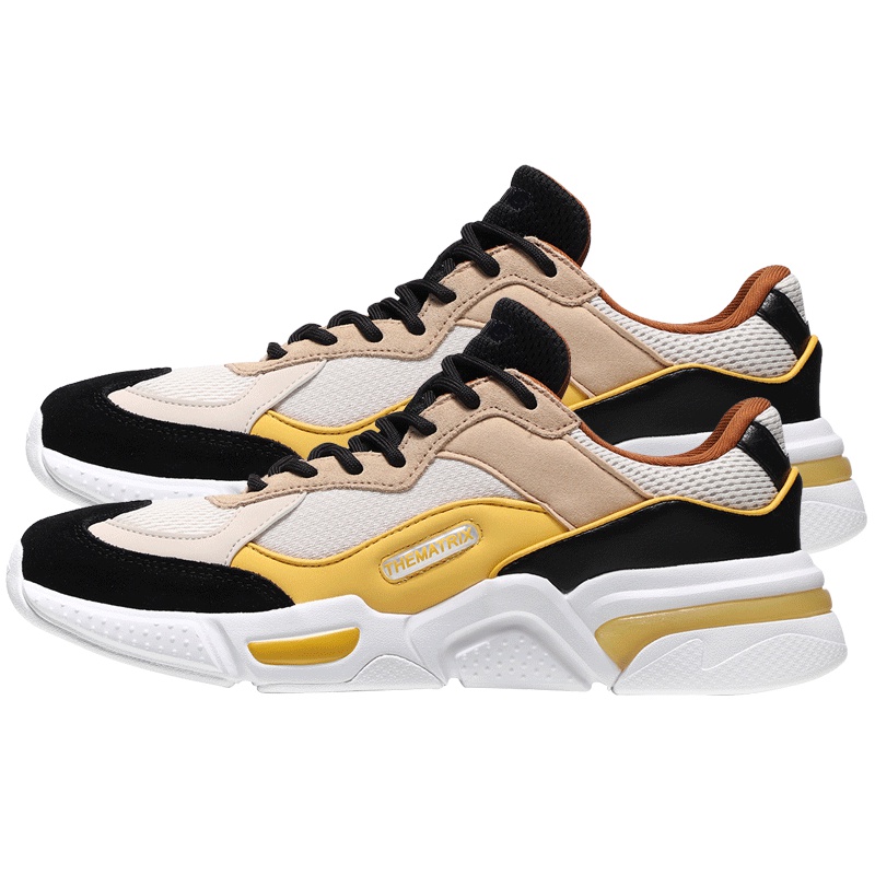 李宁国潮 逆转低帮 男款休闲鞋AGCN293耐磨透气老爹鞋