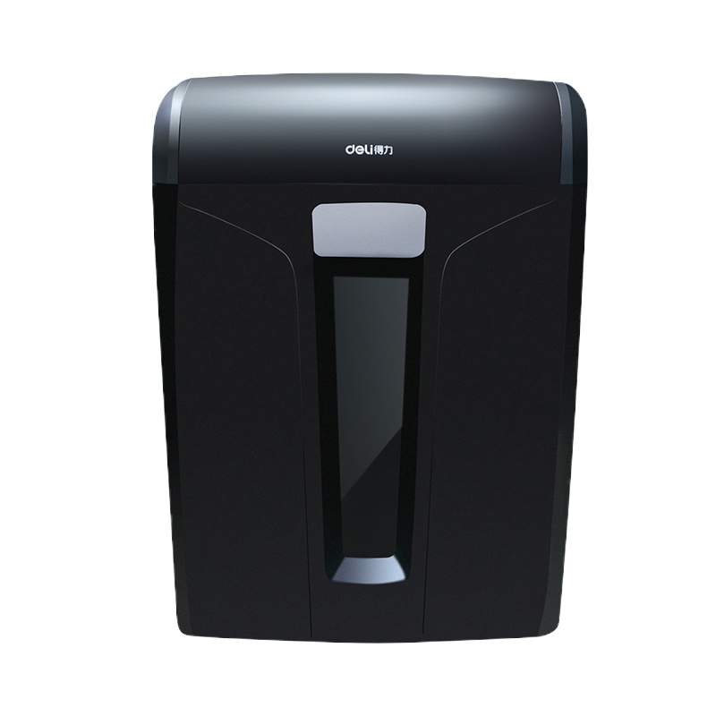 得力(deli)大型碎纸机办公大功率30分钟持续碎纸大容量粉碎机碎卡碎光盘14400碎纸机