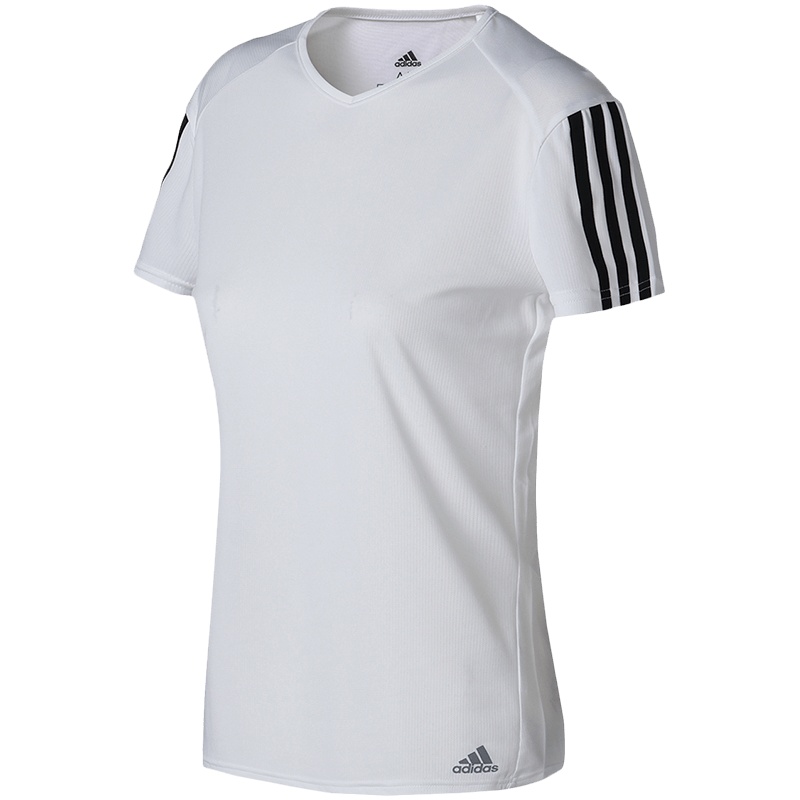 【自营】adidas阿迪达斯女子短袖T恤climalite跑步清凉运动服CZ7571