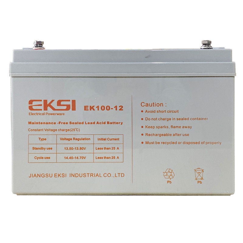 爱克赛(EKSI)ups用蓄电池EK100-12(12V100AH) 全新正品 阀控式铅酸免维护(7-10个工作日发货)