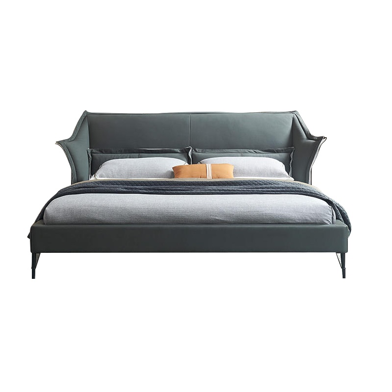 意梵 床 北欧现代简约轻奢布艺床可拆洗1.8米软床婚床双人床主卧ins网红床PC8803