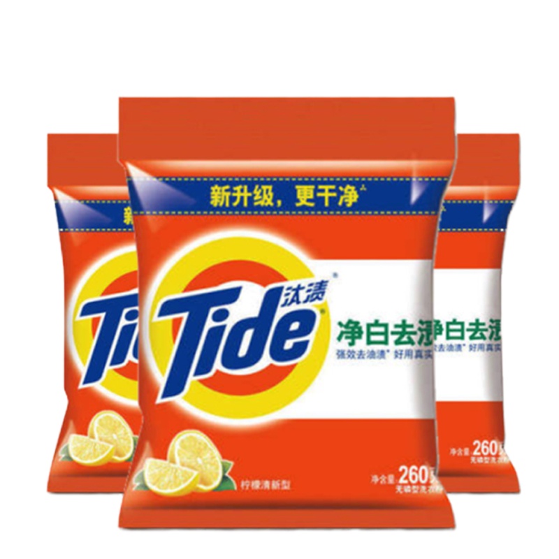 汰渍(Tide) 净白洗衣粉260g /单袋装