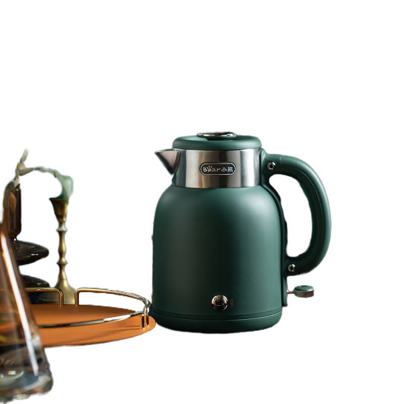 小熊(bear)ZDH-C15C1烧水壶电水保温热水壶电热水壶双层防烫1.5升绿色