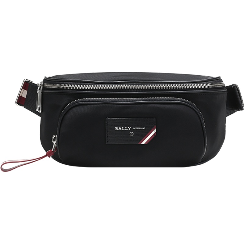BALLY 巴利 男款织物腰包胸包单肩斜挎包 FINLEI