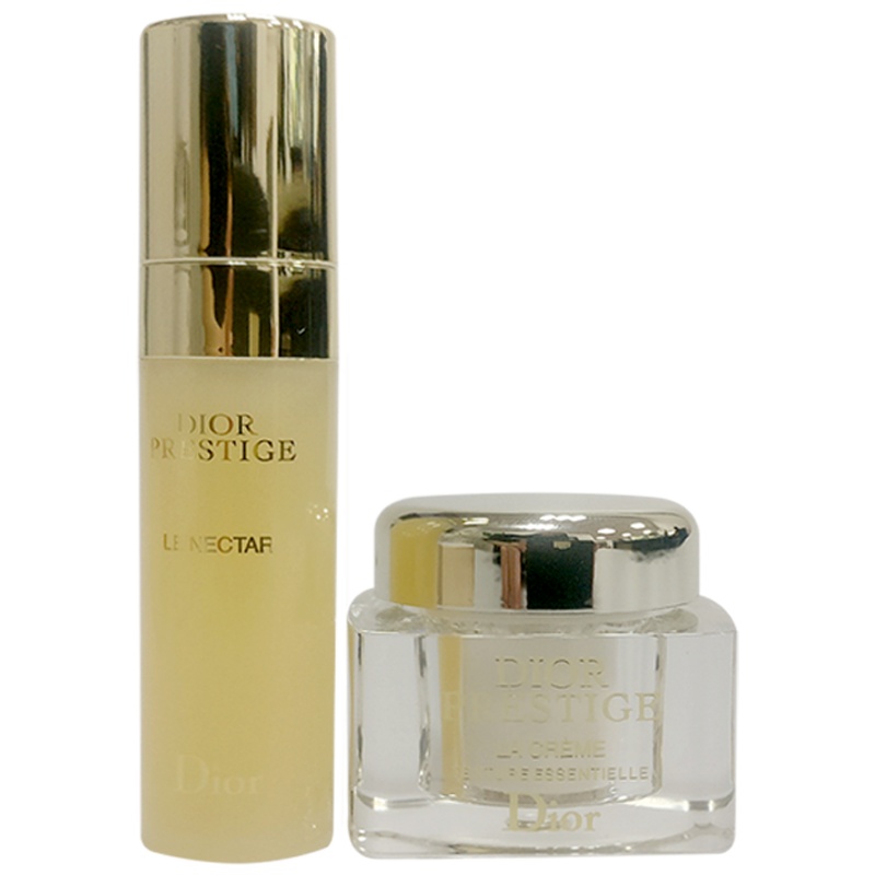 迪奥(Dior)花蜜活颜丝悦修护套装（修护精华露5ml+修护霜5ml）