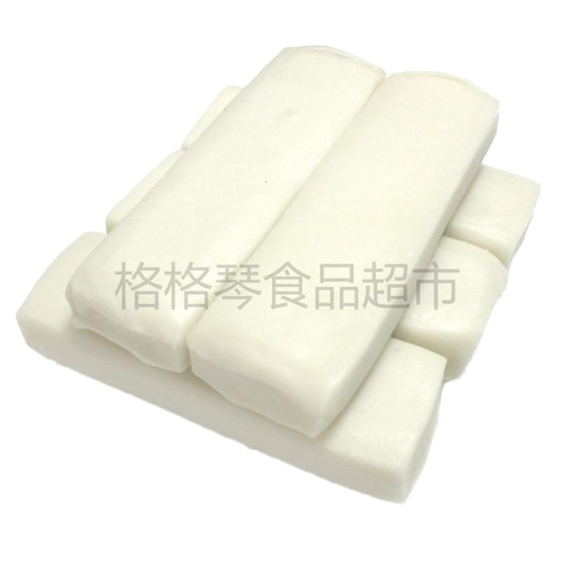 糯米年糕片500g*5袋装现做水磨年糕条状真空特色小吃 1斤片状/1袋装