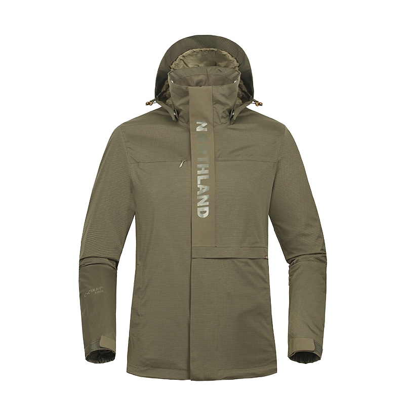 诺诗兰（NORTHLAND）户外男士防风保暖运动舒适单层旅行冲锋衣GS065613