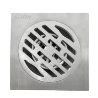 希箭HOROW不锈钢地漏防臭式除臭地漏D01G02个性银3英寸