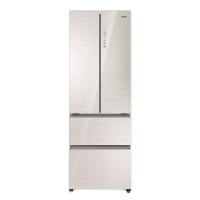 海尔（Haier）449升多门风冷无霜双变频冰箱板家用超薄静音节能电冰箱 彩晶玻璃面板 BCD-449WDCO