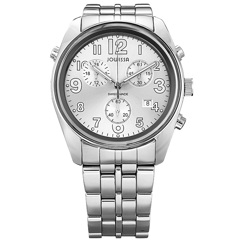 左薇莎(Jowissa)瑞士原装进口手表腕表多功能计时闹铃男女情侣中性手表 J7.004.L