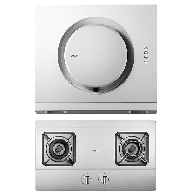 老板(ROBAM)油烟机燃气灶烟灶套餐 21A6+32G5 近吸式抽吸油烟机套餐 侧吸式 按键式 17.5立方