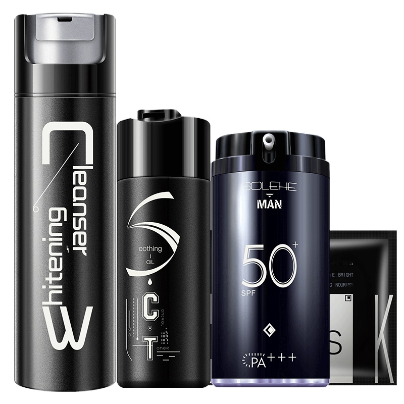 和风雨男士防晒霜男100ml户外防汗隔离防嗮喷雾男女学生军训 防晒霜SPF50+PA+++美白三件套