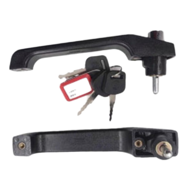 陕汽SX2190伪装车 主副驾驶车门锁