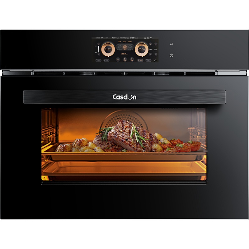 CASDON/凯度 SR60A-ZD嵌入式蒸烤箱 蒸箱家用彩屏触控蒸烤一体机