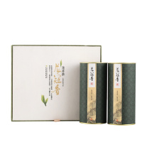 G20峰会指定用茶 纯手工炒制西湖龙冠龙井茶叶绿茶龙冠香双罐组合装250g