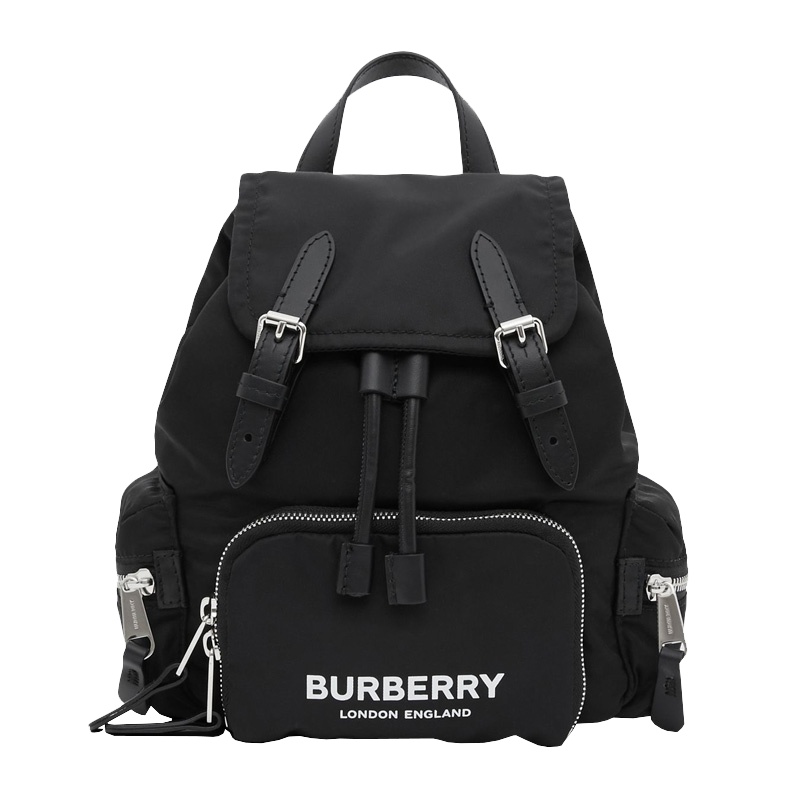 巴宝莉(BURBERRY)伦敦限定字母logo小号军旅背包双肩包旅行背包8021258