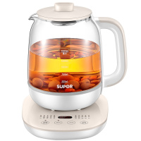 苏泊尔(SUPOR)养生壶1.5L家用多功能煮茶器办公司小型花茶壶保温玻璃壶烧水壶SW-15YT38