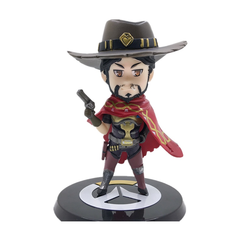 守望先锋手办 Q版 麦克雷 B款 二次元模型玩具摆件