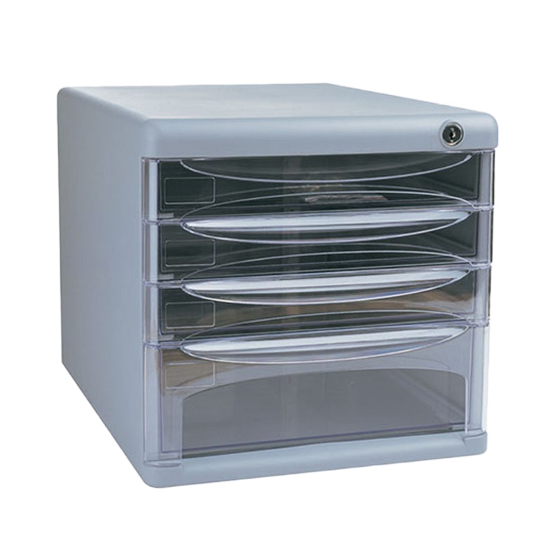 得力(deli) 四层文件柜 9794 灰色 一个装