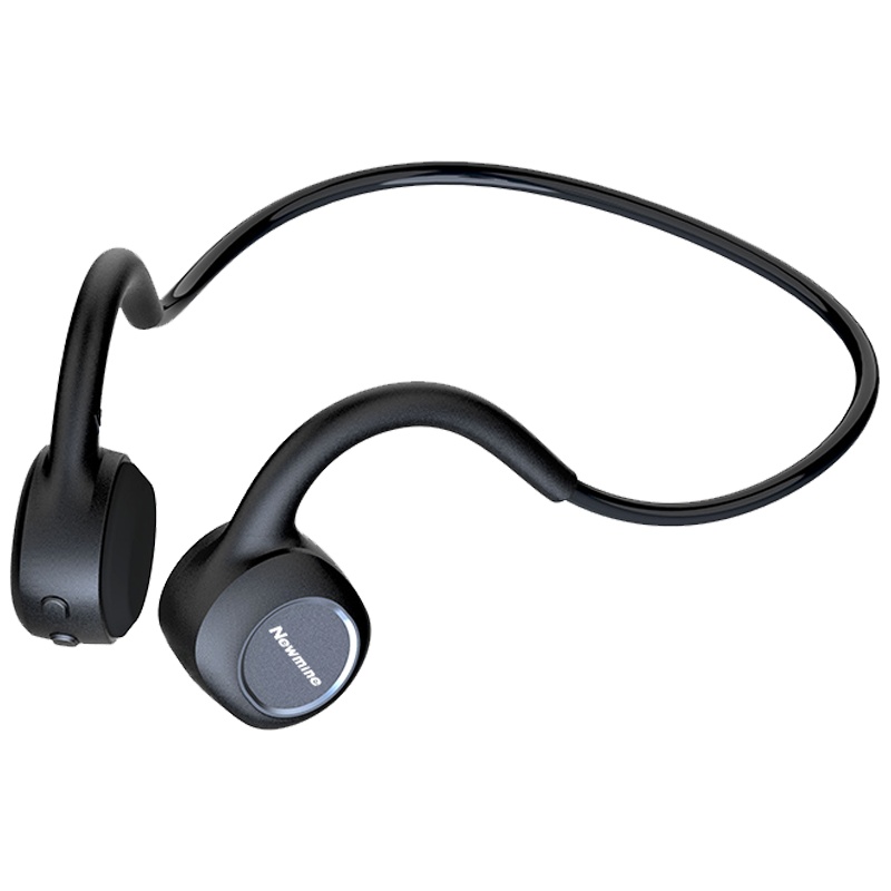 纽曼骨传导无线蓝牙耳机GE05 16G白新概念跑步运动骑行挂耳式2021年新款高端大电量超长待机开车专用久戴不痛狂甩不掉