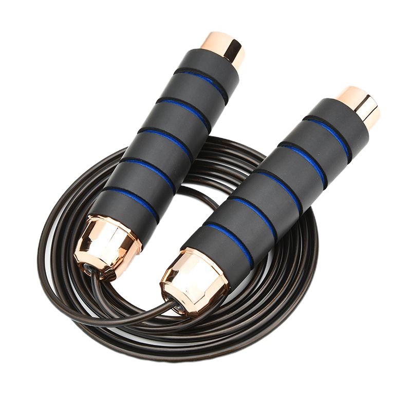 钢丝跳绳成人健身运动可拆卸负重学生计数器训练专业绳子 普通PVC