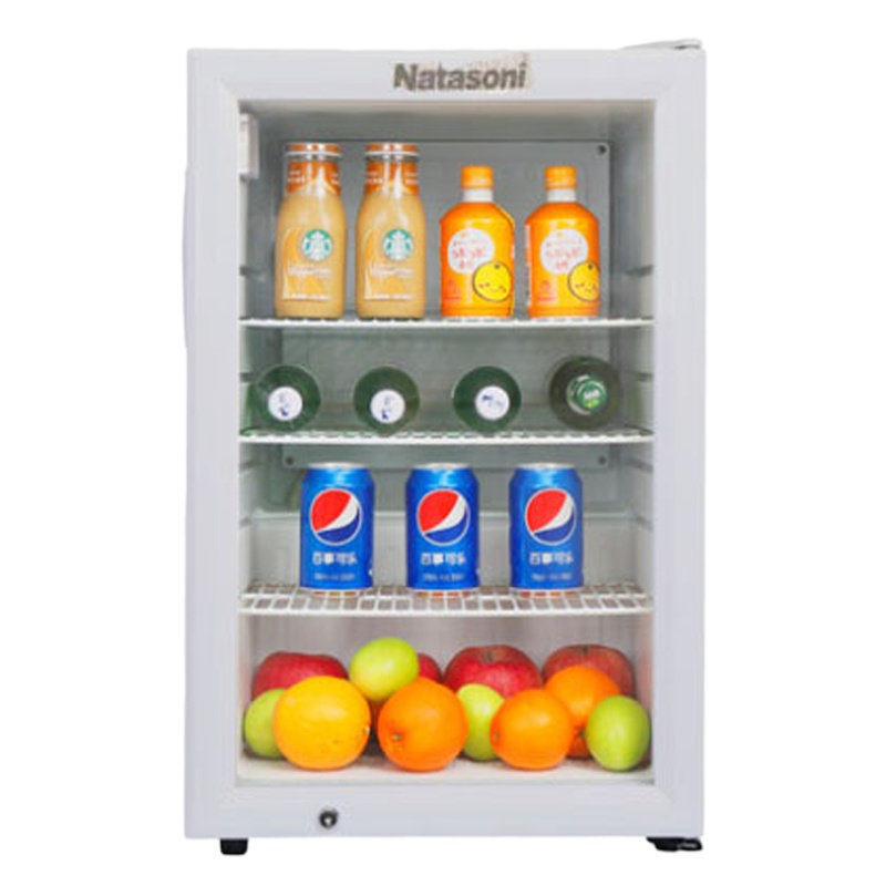 立德 75L冷藏柜小型玻璃 单门冰箱茶叶留样保鲜柜