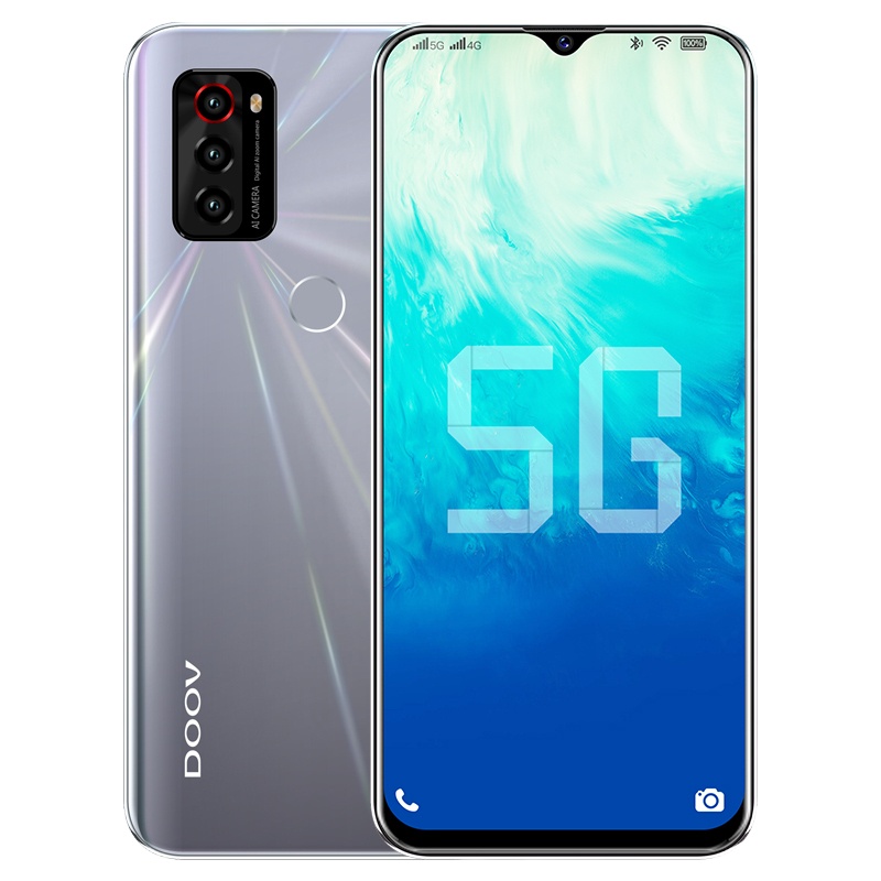 新款DOOV 朵唯K10pro 全网通5G 游戏智能手机 商务时尚大屏 指纹解锁 分身应用 千百元官方旗舰学生 八核智能正品