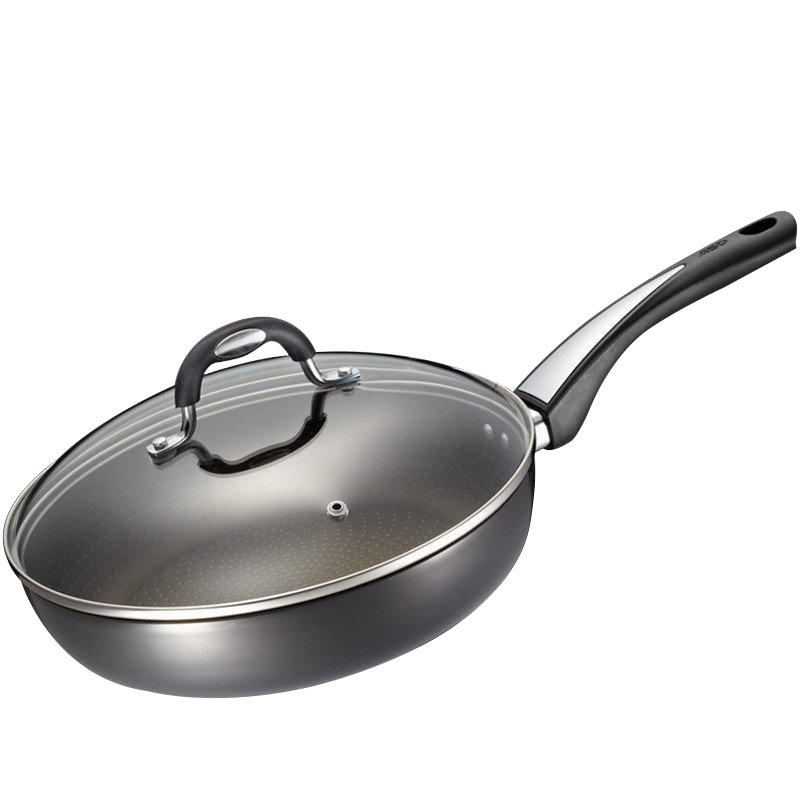 爱仕达(ASD) 26CM电磁通用火龙眼少油烟不粘锅煎锅平底锅煎蛋锅煎饼锅牛排煎锅 XZ8126E