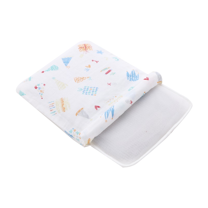 米乐鱼 儿童枕头 1-3岁 枕婴儿整头枕头3D植物颗粒透气