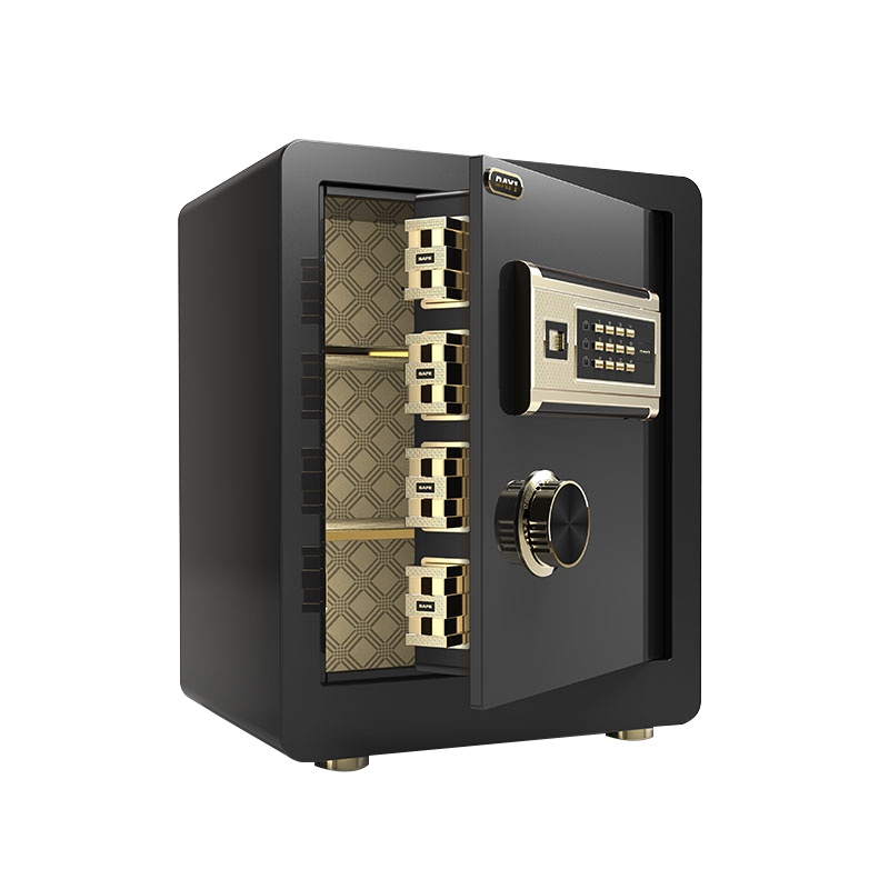 [大一]新品保险柜家用办公小型雅尚系列 45CM密码型全钢触屏密码防盗智能保险箱床头隐形入墙 爵士黑