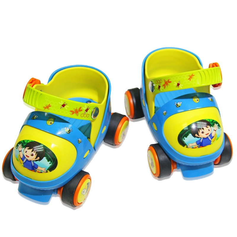 宝宝溜冰鞋初学者可调4小童轮滑鞋套装男孩小孩滑冰鞋女孩儿童女2-6岁