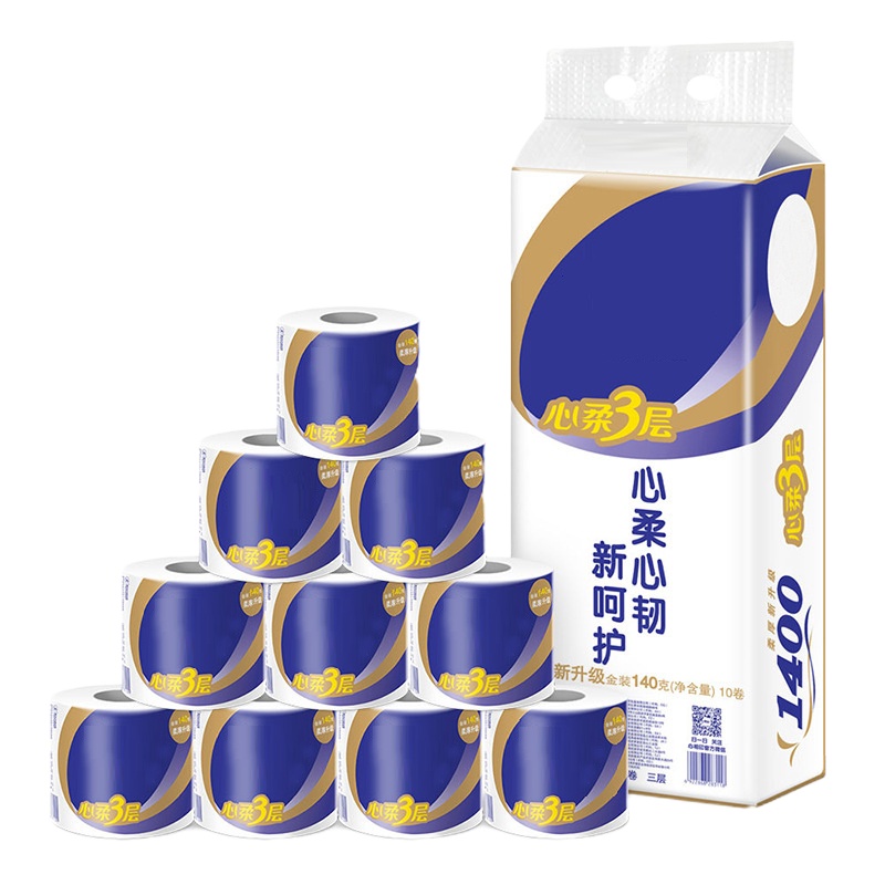 光洁(Guangjie) LH 卫生纸3层140g 1提10卷